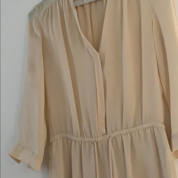 T. Babaton creme silk dress - Picture 2 of 2